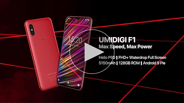 Amazon.com: UMIDIGI F1 teléfono desbloqueado Android 9.0 6.3